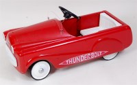 Lot 3173 - Tri-ang, pressed steel Thunderbolt pedal car,...