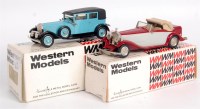 Lot 2646 - Western Models, 1/43 scale white metal group,...