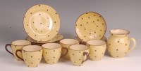 Lot 359 - A rare Devonware part tea service, decorated...