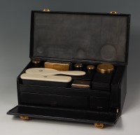 Lot 394 - A circa 1900 French silver gilt and ivory...