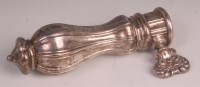 Lot 436 - A continental white metal ham-bone holder, as...