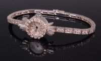 Lot 473 - A ladies Bueche-Girod 18ct white gold and...