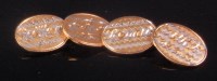 Lot 510 - A pair of mid-20th century 18ct two-colour...