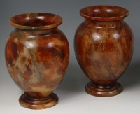 Lot 547 - A pair of early 20th century rouge veined...