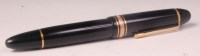 Lot 578 - A Mont Blanc Meisterstuck 149 Jumbo fountain...