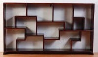 Lot 675 - A Chinese hardwood table-top display stand,...