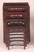 Lot 646 - A late 19th century Chinese 'rosewood'...