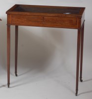 Lot 851 - An Edwardian mahogany, satinwood crossbanded...