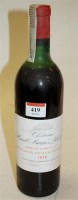 Lot 419 - Chateau Haut-Bages Liberal, 1970, Pauillac,...