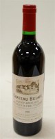 Lot 424 - Chateau Belair Grand Cru, 1983 Saint-Emillion,...