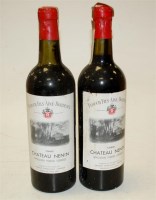 Lot 433 - Chateau Nenin, 1966, Pomerol, two bottles