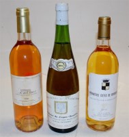 Lot 512 - Sauternes, 1990 (label faded but bottled at...