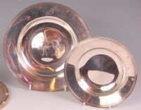 Lot 805 - *A silver Armada dish, the bowl finely...