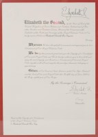 Lot 721 - # A one page folio granting the Dignity of...
