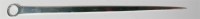 Lot 833 - A George III silver meat skewer, monogrammed,...
