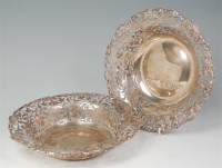 Lot 840 - A pair of early 20th century Irish silver...