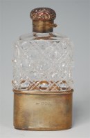 Lot 854 - A late Victorian cut glass and silver gilt...