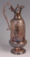 Lot 885 - A late Victorian silver and embossed pedestal...