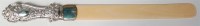 Lot 835 - A late Victorian silver handled and ivory page-...