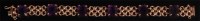 Lot 959 - A 9ct gold and amethyst bracelet, arranged as...