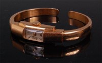 Lot 985 - A Pero Ancre ladies 18ct gold cased dress...