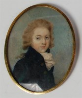 Lot 1049 - Miss E M Booth - Half-length portrait of...