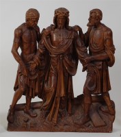 Lot 1081 - A 19th century Scandinavian carved softwood...