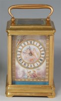 Lot 1250 - A late 19th century French lacquered brass and...