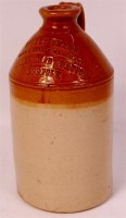 Lot 98 - A large stoneware flagon, 'ROBERT DRANE Wine &...