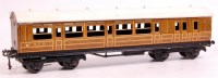 Lot 299 - Bassett-Lowke teak LNER 1931 series bogie...