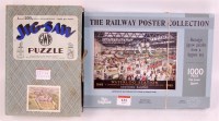 Lot 121 - Pair of jig-saws both complete including GWR...