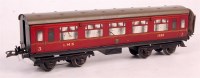 Lot 307 - Hornby 1937-41 LMS No. 2 corridor coach...