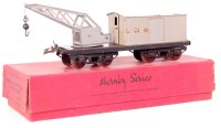 Lot 309 - Hornby 1939-41 LMS breakdown van and crane on...