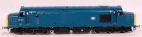 Lot 327 - DJH brass kit built BR blue Class 37/English...