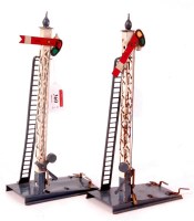 Lot 360 - Hornby 1927-8, 2x Control signals with...