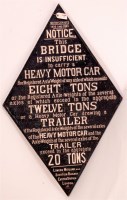 Lot 50 - A rare cast iron London Midland & Scottish...