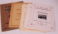 Lot 67 - 6 Richard Garrett brochures including one...