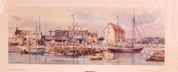 Lot 112 - LNER series carriage print 'WOODBRIDGE' by...