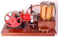 Lot 157 - Gas fired "hit and miss" engine of large size...