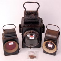 Lot 164 - B.R (Midland) lamp for side mounting on brake...