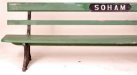 Lot 171 - Railway Platform Bench with GER spandrels on...