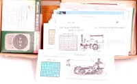 Lot 74 - A mixed lot of 30+ desk calendar card inserts,...