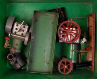 Lot 173 - Mamod Live steam group to include 3 x SR1...