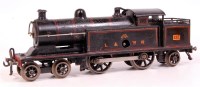 Lot 268 - Bing black lined red L&NWR clockwork...