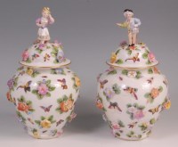 Lot 440 - A pair of 19th century Meissen Dresden...