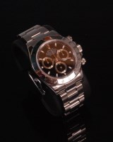 Lot 530 - A gents steel cased Rolex Cosmograph Daytona...