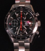 Lot 532 - A gents steel cased Tag Heuer Carrera...