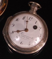 Lot 558 - An early 19th century French silver cased...