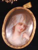 Lot 569 - A continental porcelain and gilt metal mounted...