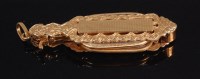 Lot 584 - A pair of late C19th yellow metal lorgnettes,...